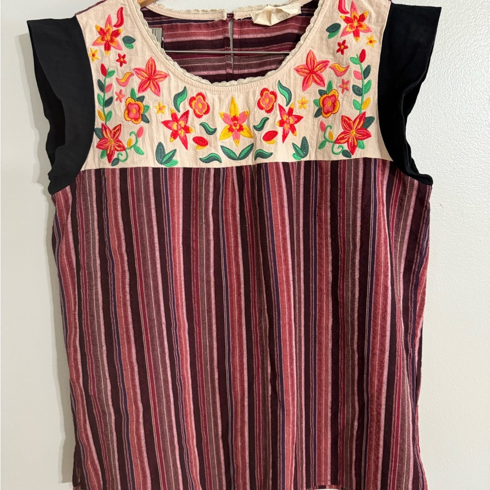Savanah Jane Embroidered Sleeveless top